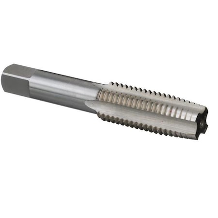 QUALTECH Straight Flute Hand Tap, Special, Series DWT, Imperial, 3820 Thread, Plug Chamfer, HSS, Bright, R DWTST3/8-20P